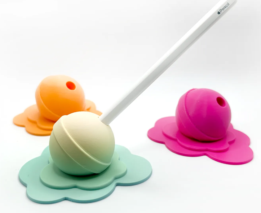 melting lollipop Apple Pencil holder